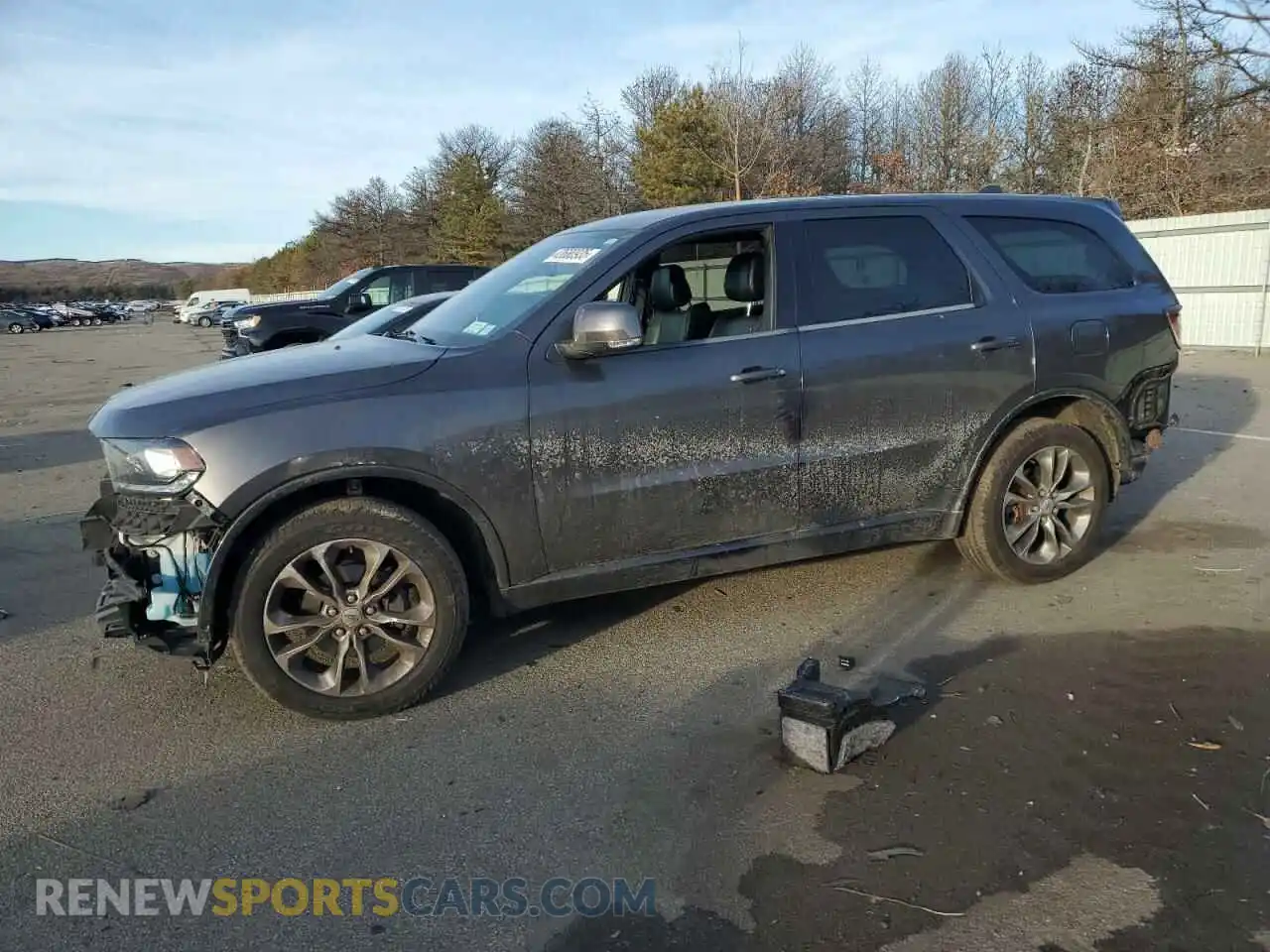 1 Photograph of a damaged car 1C4RDJDG5KC664014 DODGE DURANGO 2019