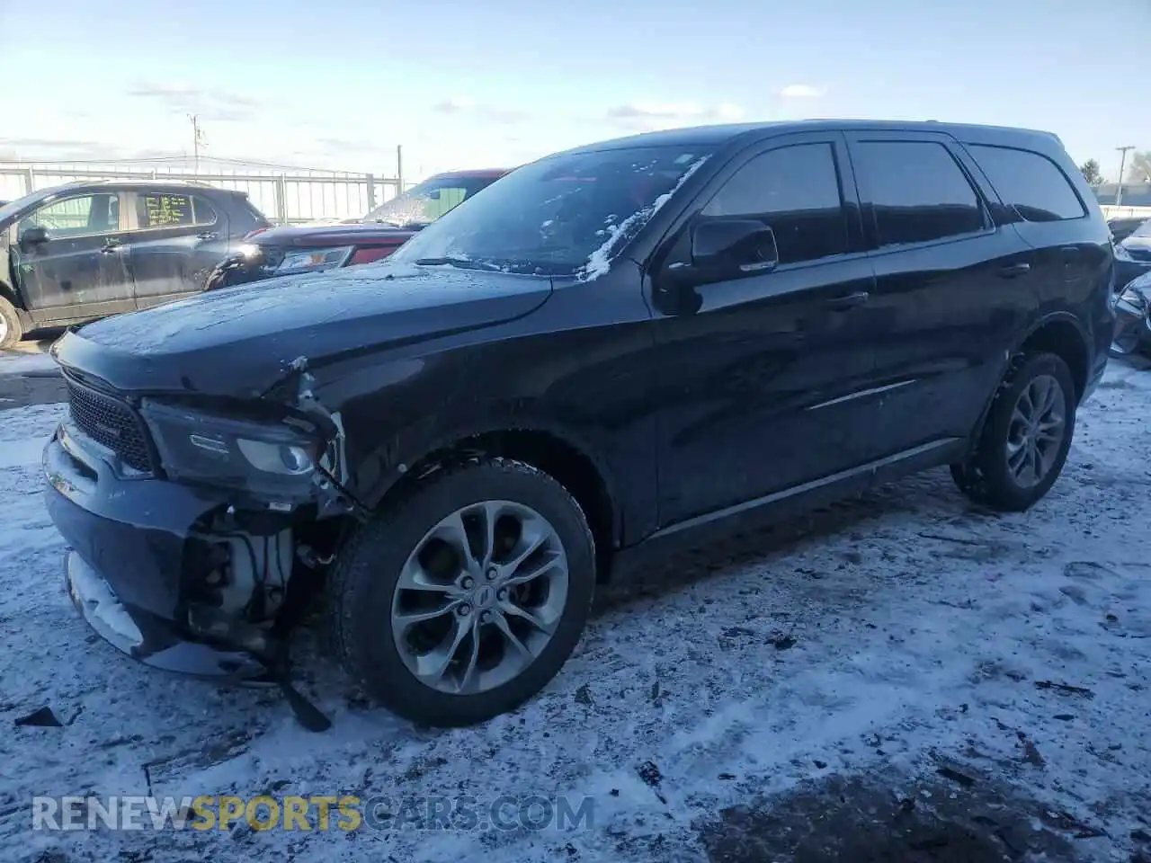 1 Photograph of a damaged car 1C4RDJDG5KC722543 DODGE DURANGO 2019