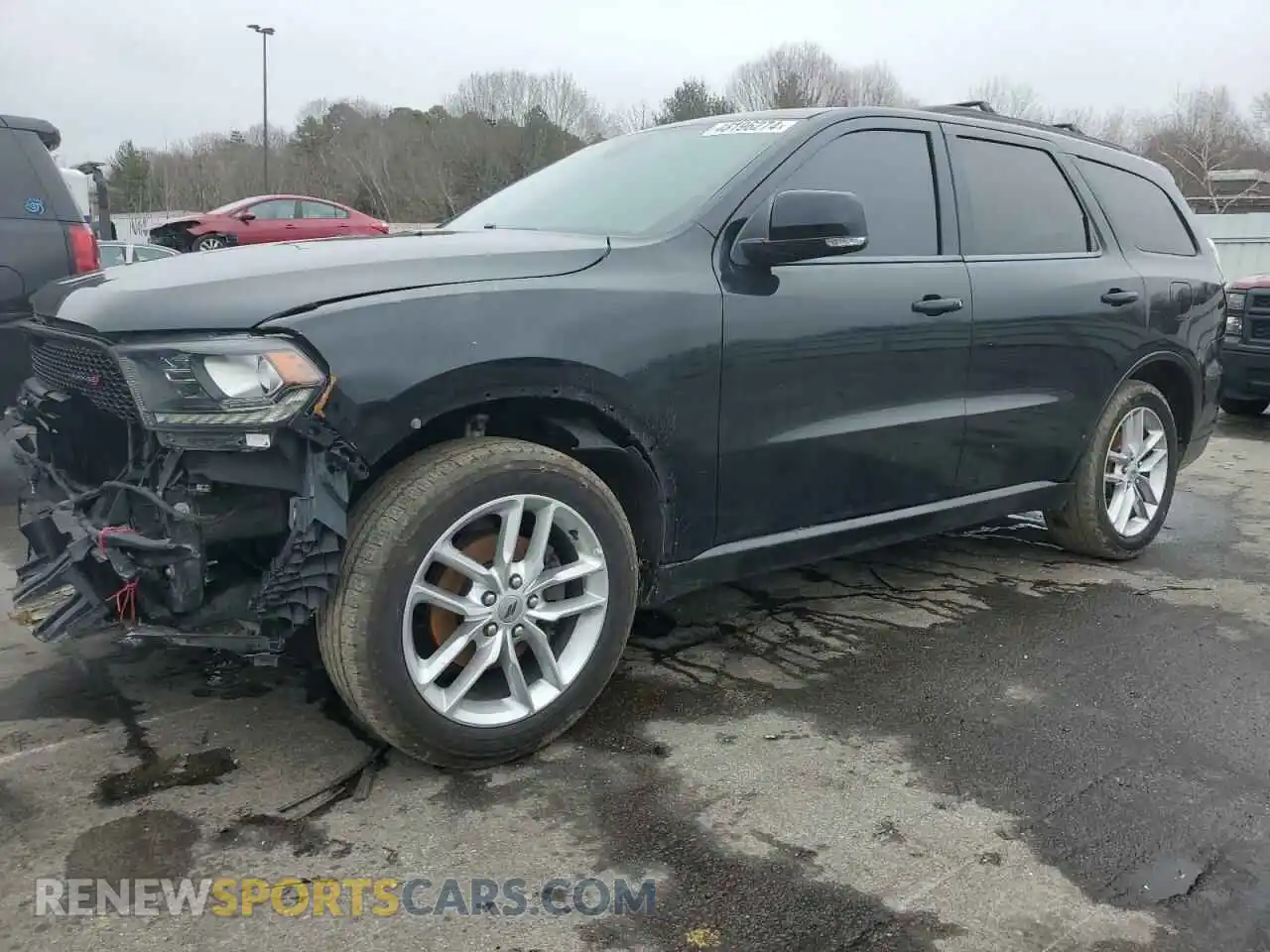 1 Photograph of a damaged car 1C4RDJDG7KC582852 DODGE DURANGO 2019