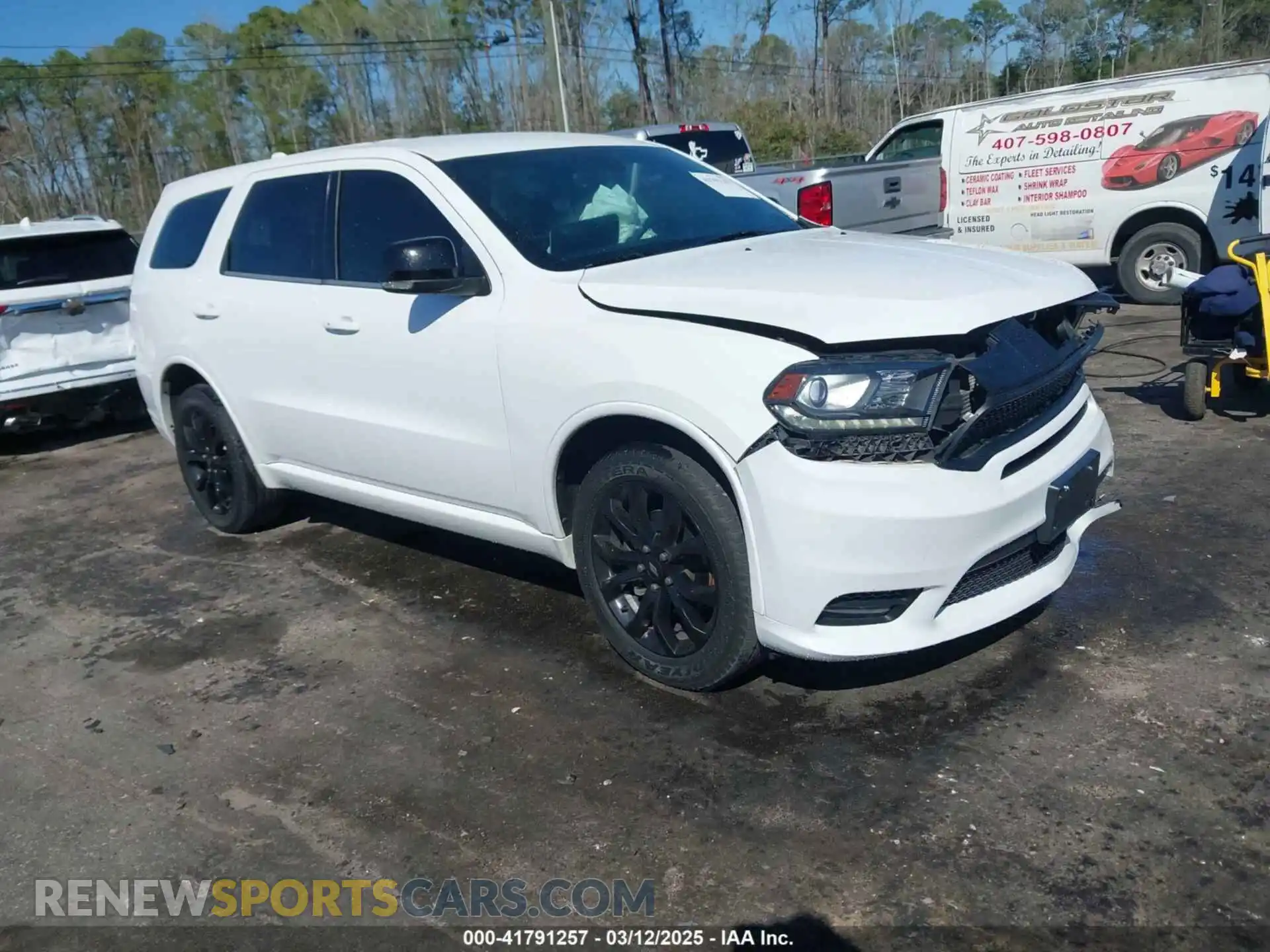1 Photograph of a damaged car 1C4RDJDG7KC586237 DODGE DURANGO 2019