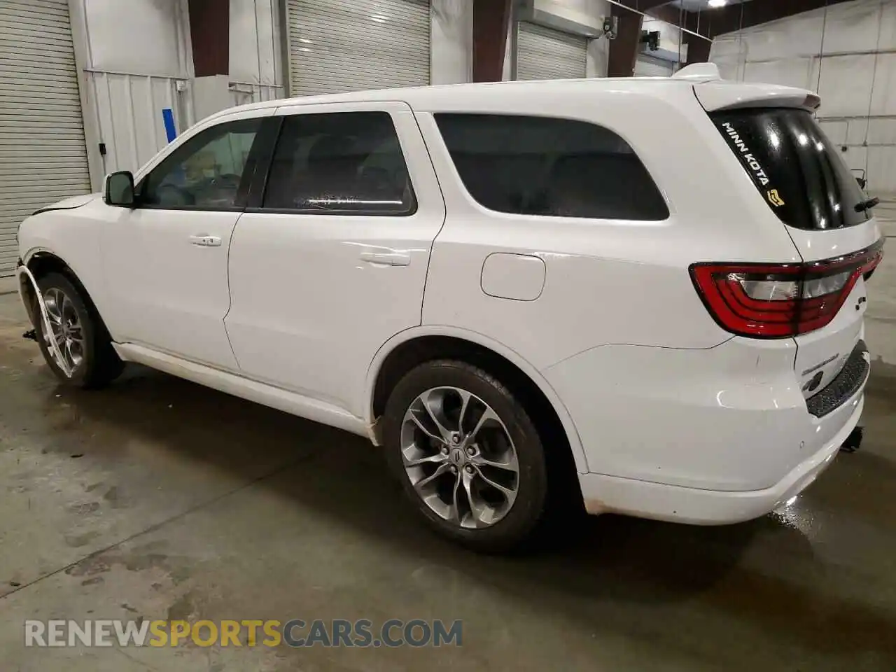2 Photograph of a damaged car 1C4RDJDG7KC634237 DODGE DURANGO 2019