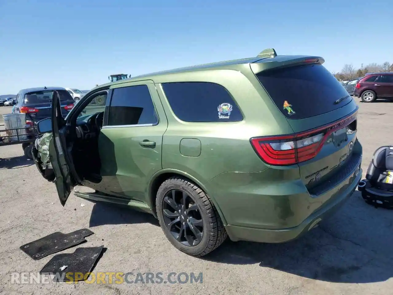 2 Photograph of a damaged car 1C4RDJDG9KC692463 DODGE DURANGO 2019