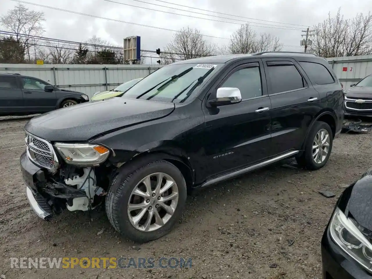 1 Photograph of a damaged car 1C4RDJEG7KC798585 DODGE DURANGO 2019