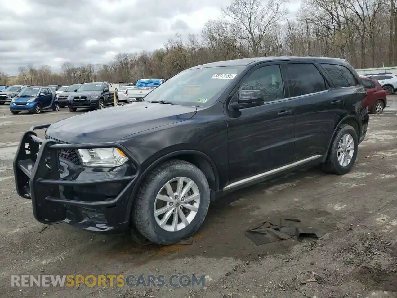 1 Фотография поврежденного автомобиля 1C4RDJFG3KC756445 DODGE DURANGO 2019