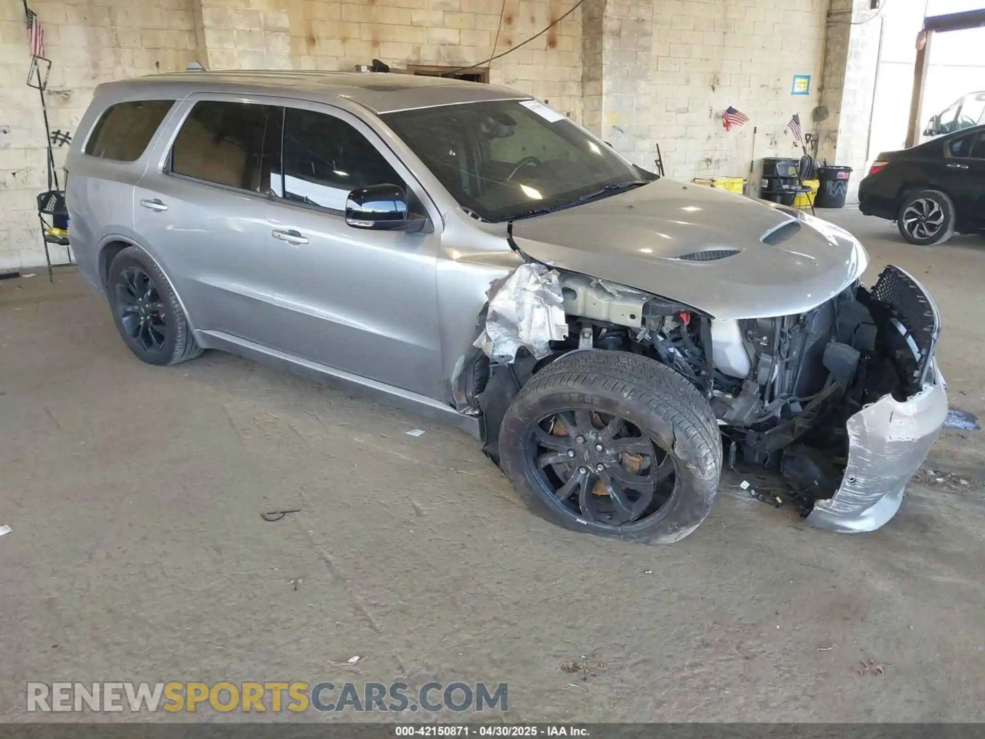 1 Photograph of a damaged car 1C4SDJCT1KC652295 DODGE DURANGO 2019