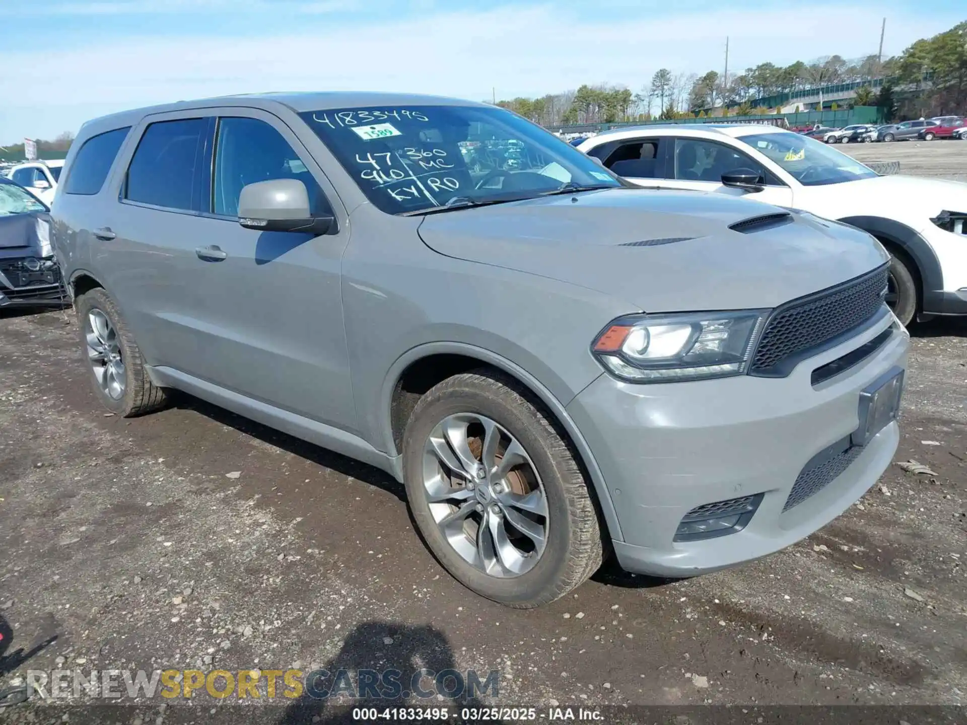 1 Photograph of a damaged car 1C4SDJCT3KC745075 DODGE DURANGO 2019