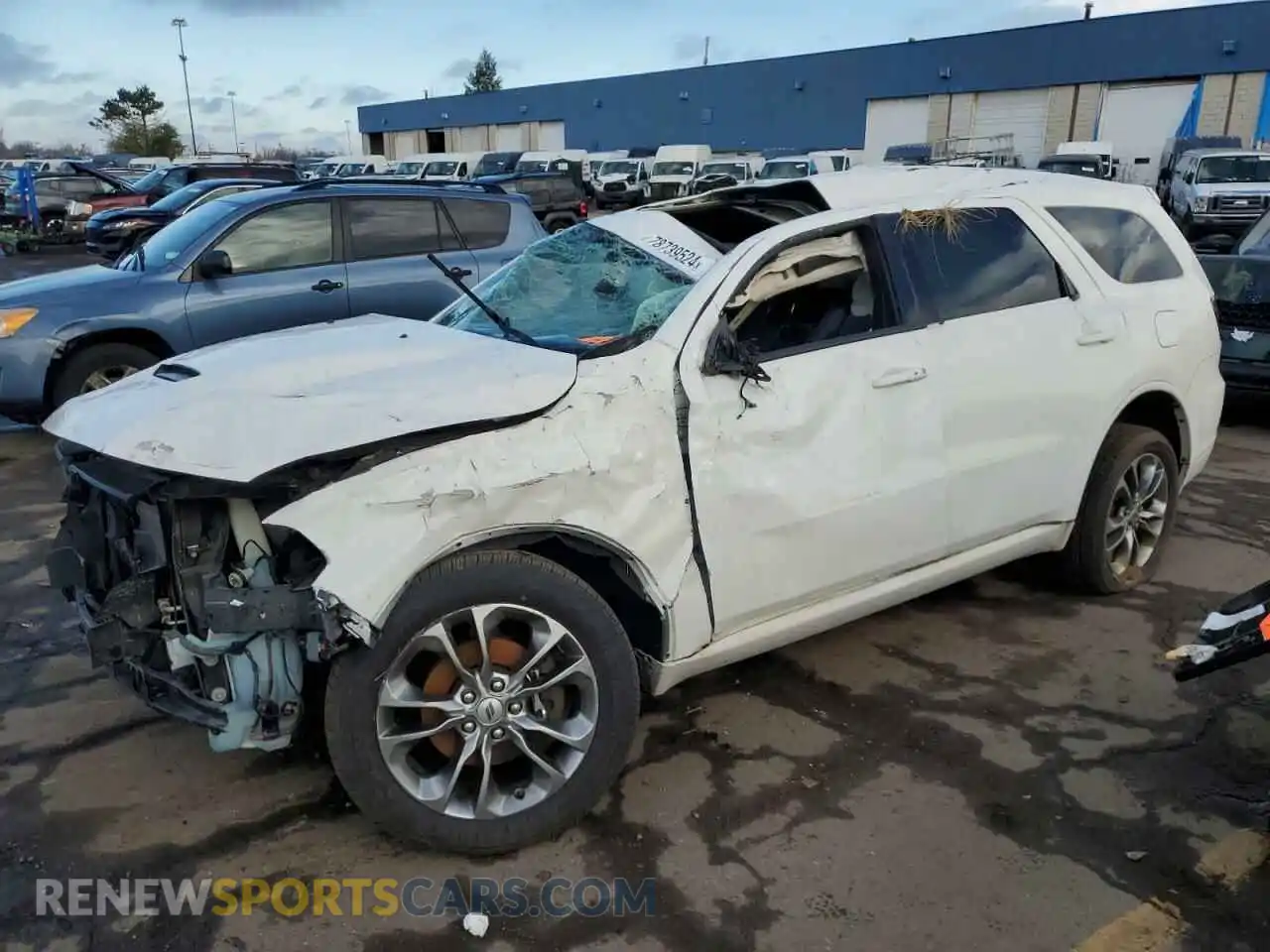 1 Photograph of a damaged car 1C4SDJCT7KC821350 DODGE DURANGO 2019
