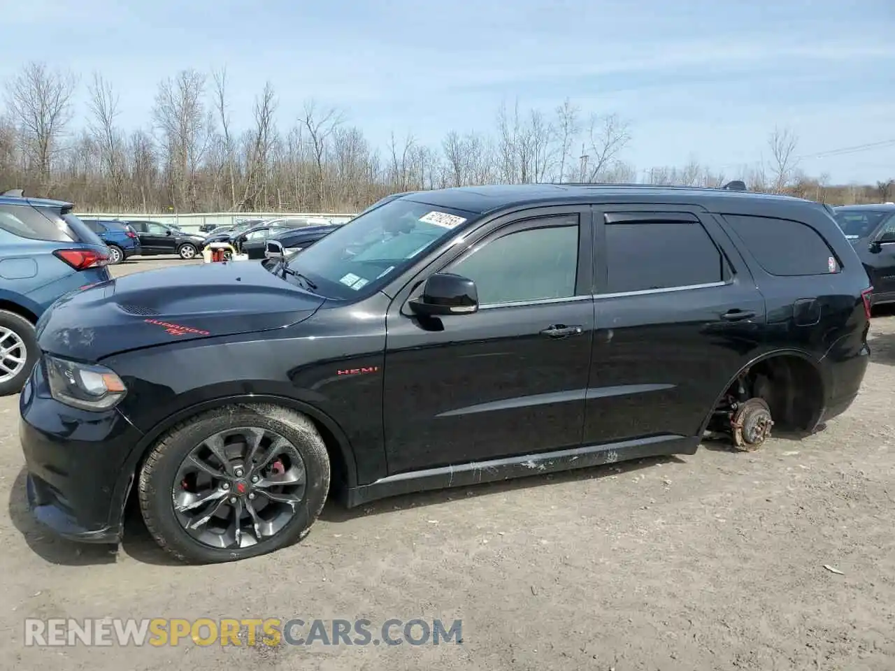 1 Photograph of a damaged car 1C4SDJCT8KC745282 DODGE DURANGO 2019