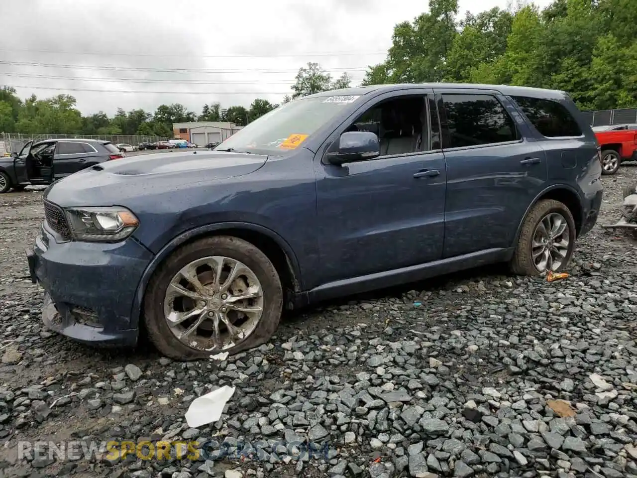 1 Photograph of a damaged car 1C4SDJCTXKC753870 DODGE DURANGO 2019