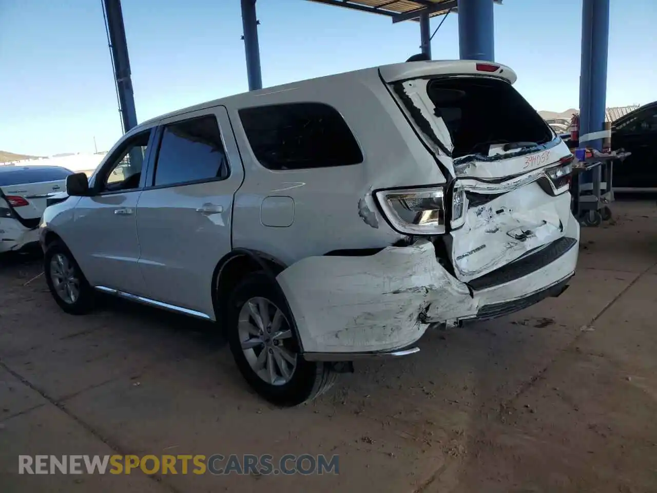 2 Photograph of a damaged car 1C4RDHAG2LC394058 DODGE DURANGO 2020