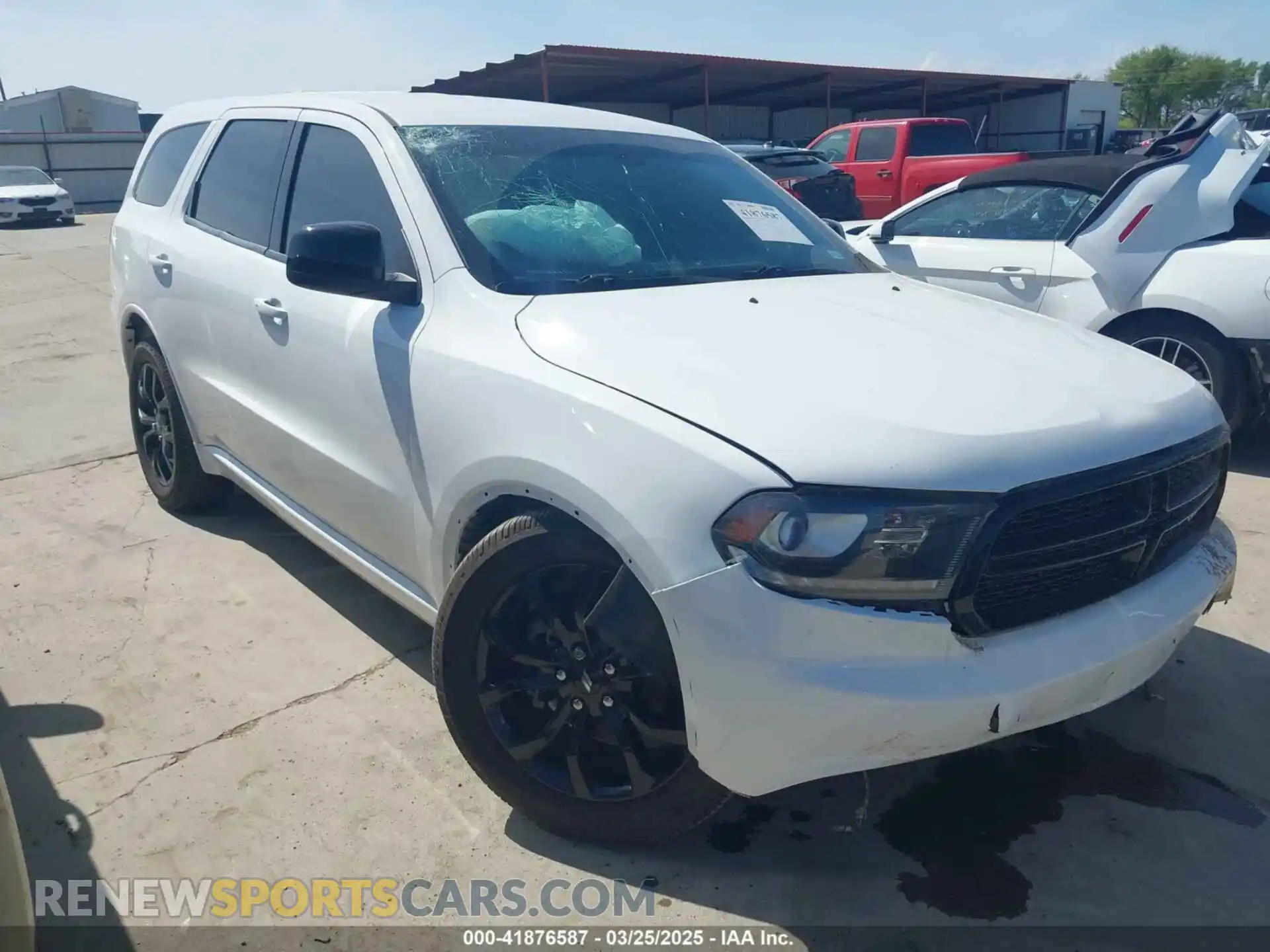 1 Фотография поврежденного автомобиля 1C4RDHAGXLC223364 DODGE DURANGO 2020
