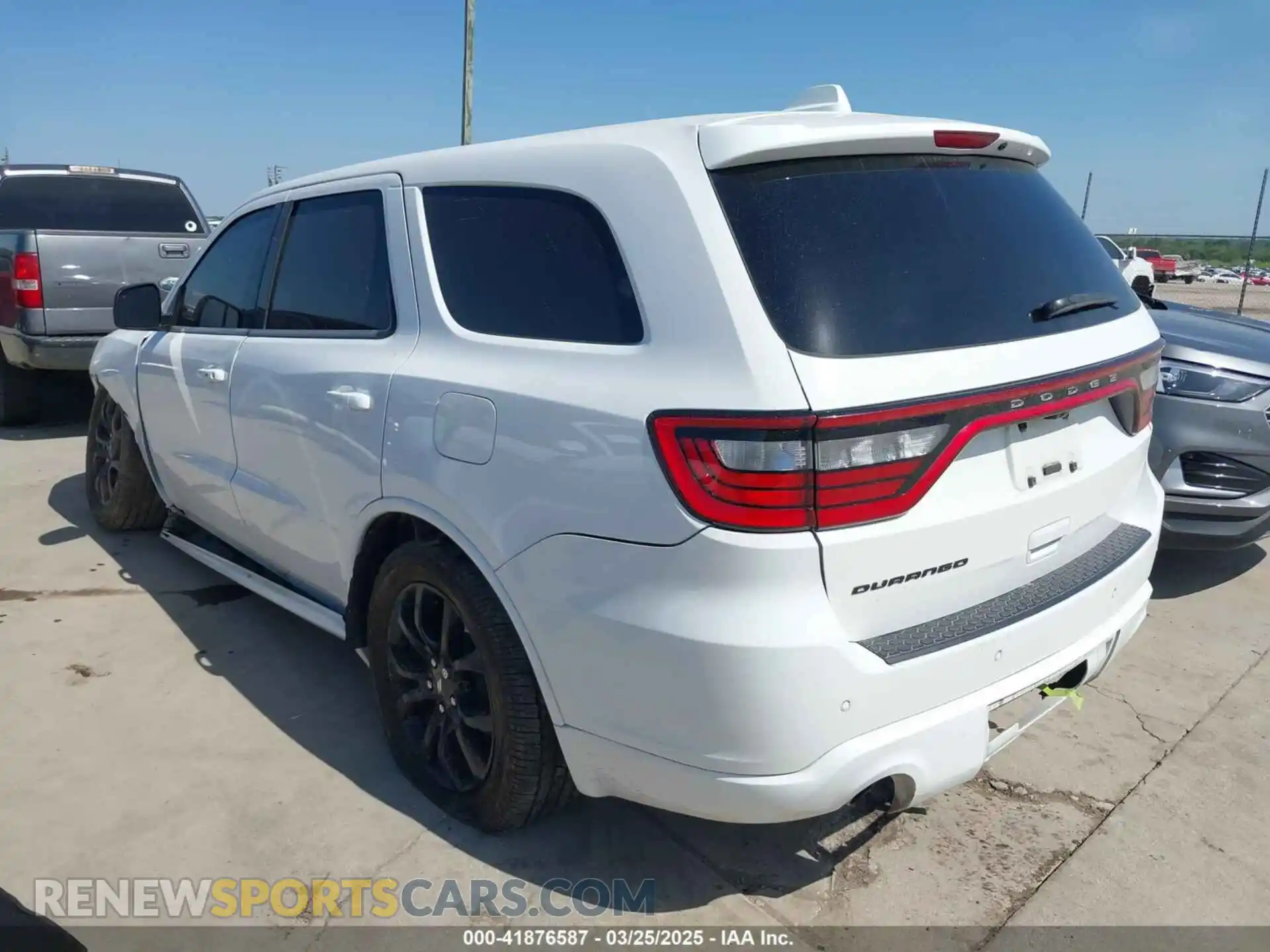 3 Фотография поврежденного автомобиля 1C4RDHAGXLC223364 DODGE DURANGO 2020