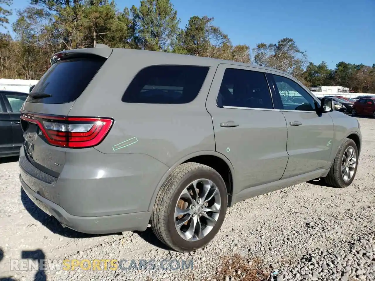 3 Photograph of a damaged car 1C4RDHDGXLC259020 DODGE DURANGO 2020