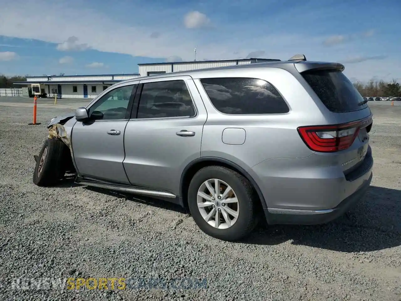 2 fotografías del automóvil dañado 1C4RDHFG9LC266487 DODGE DURANGO 2020
