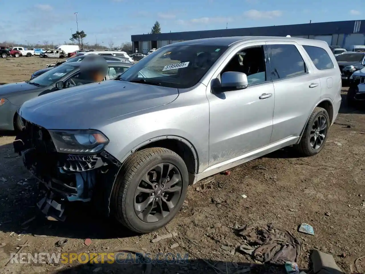 1 Photograph of a damaged car 1C4RDJDG5LC286200 DODGE DURANGO 2020