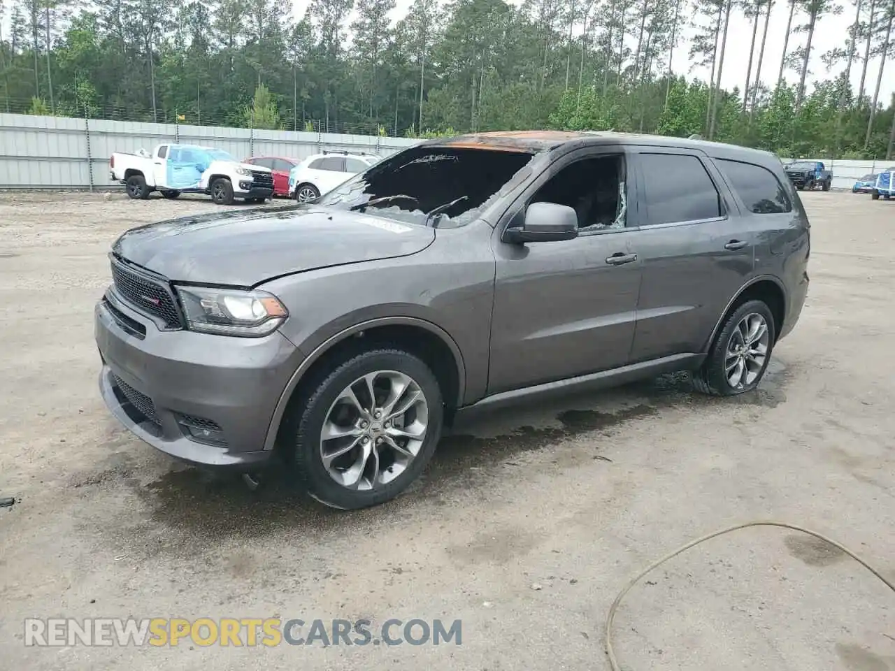 1 Photograph of a damaged car 1C4RDJDGXLC297063 DODGE DURANGO 2020