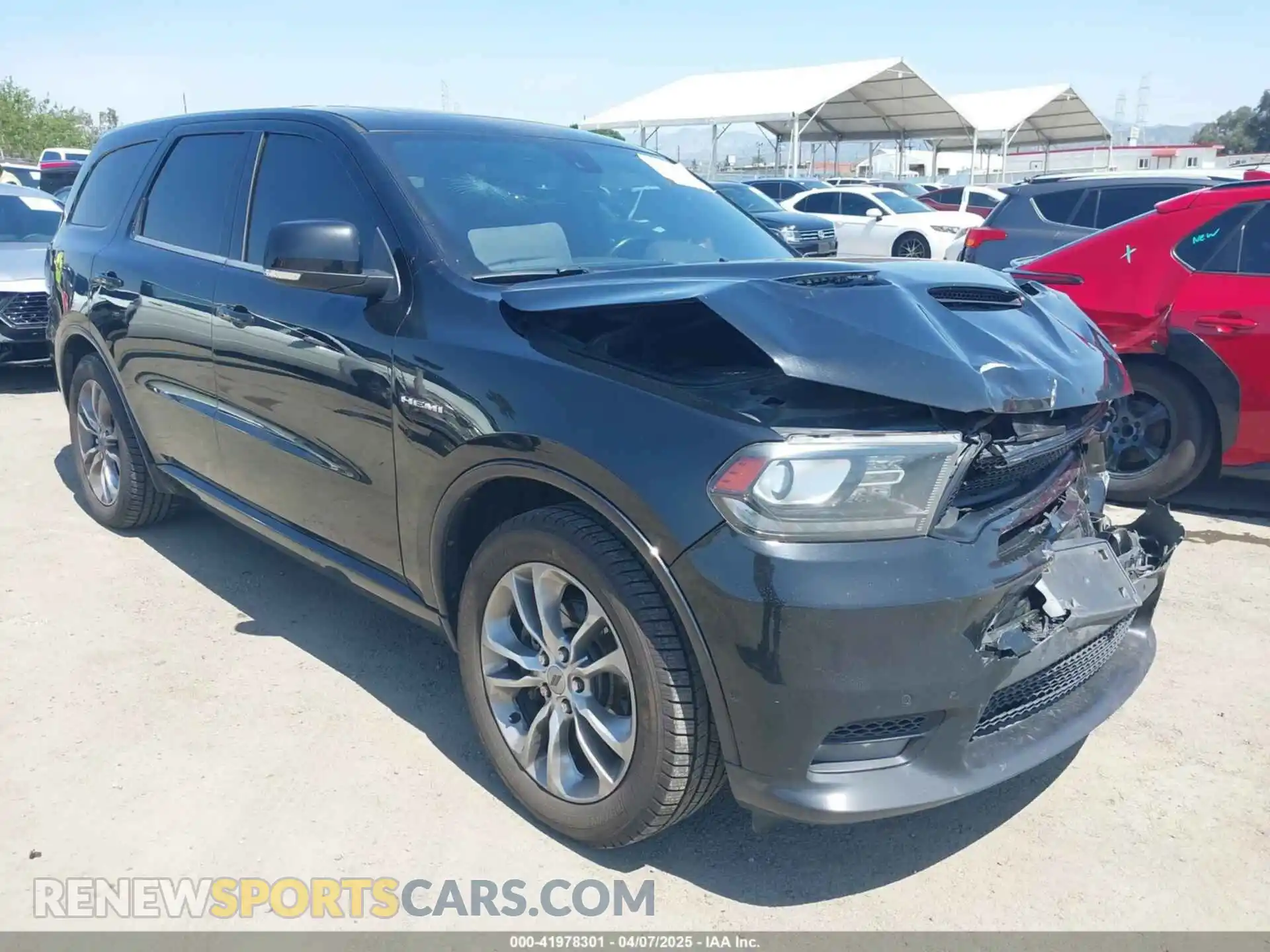 1 Фотография поврежденного автомобиля 1C4SDHCT3LC307487 DODGE DURANGO 2020