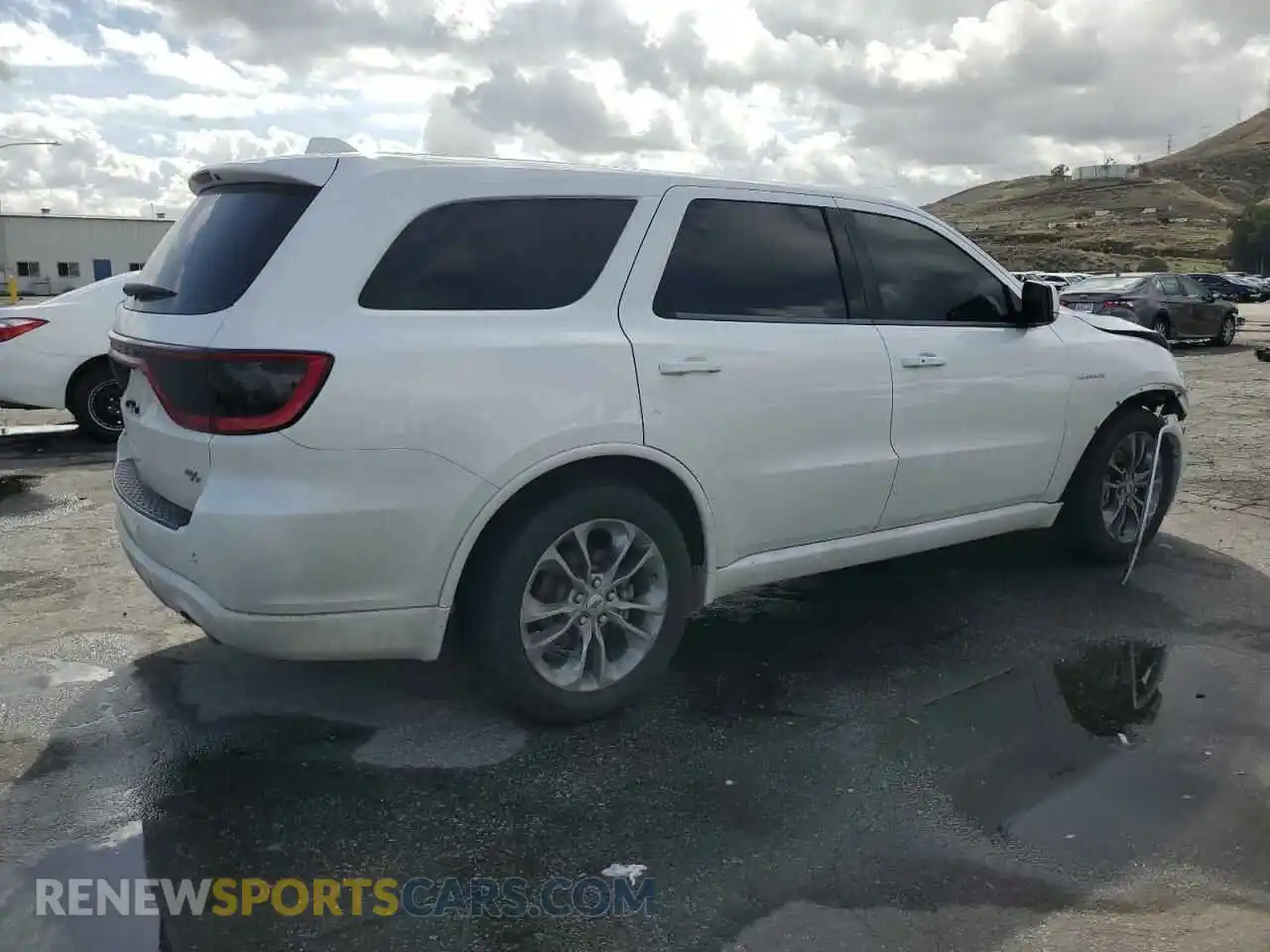 3 fotografías del automóvil dañado 1C4SDHCT5LC116315 DODGE DURANGO 2020