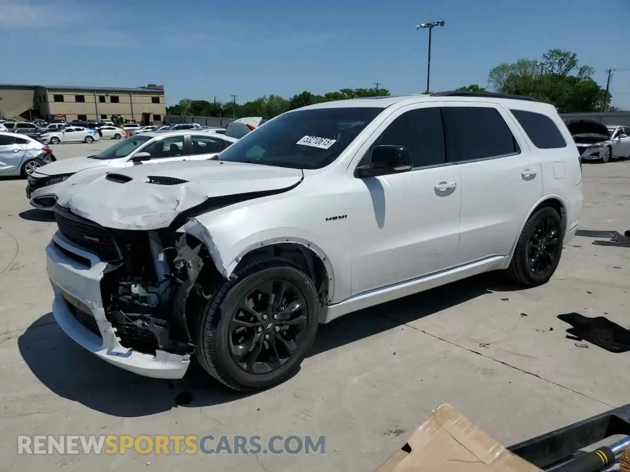 1 Photograph of a damaged car 1C4SDHCTXLC441560 DODGE DURANGO 2020