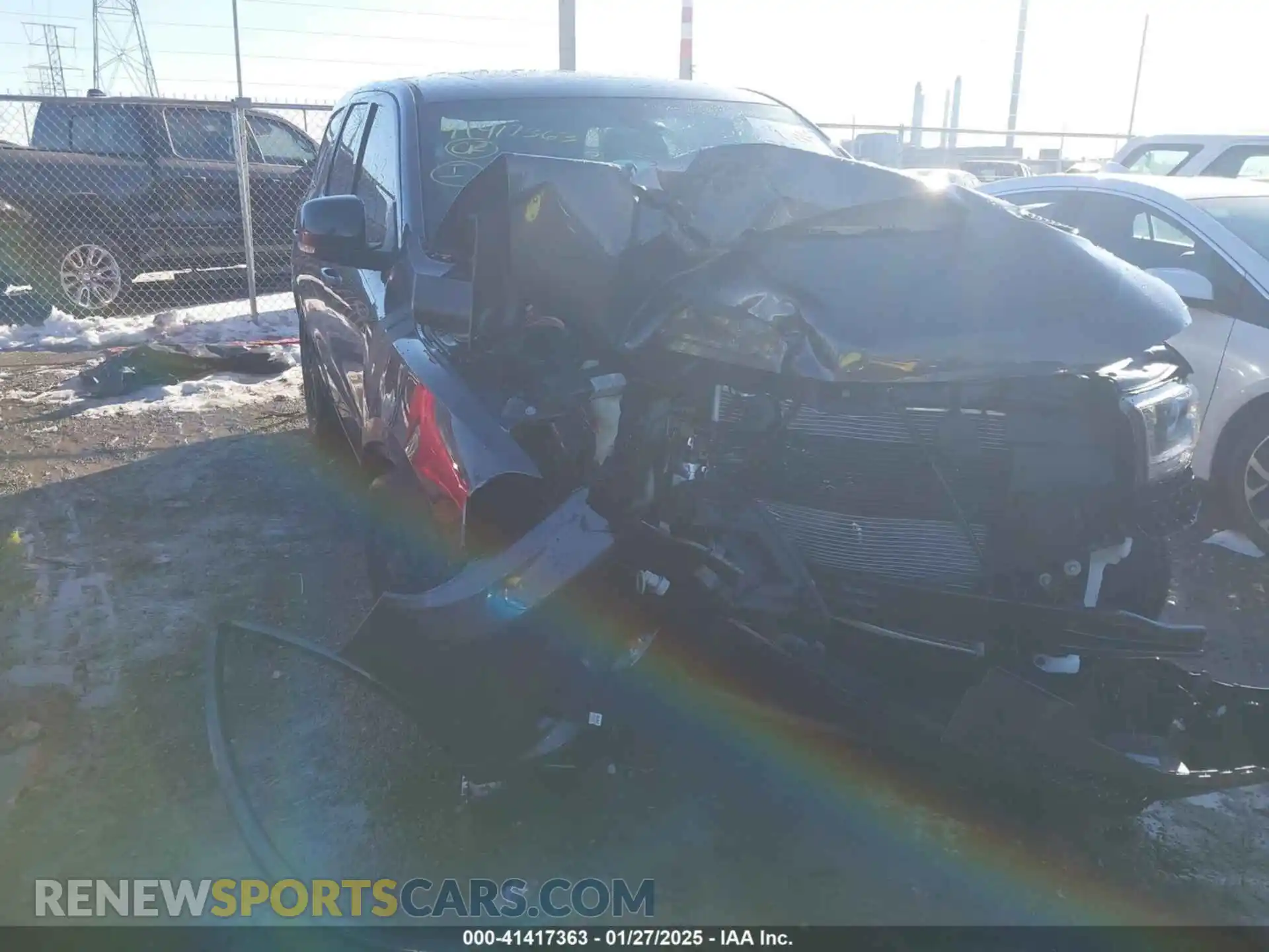 1 Photograph of a damaged car 1C4SDJCT9LC131696 DODGE DURANGO 2020