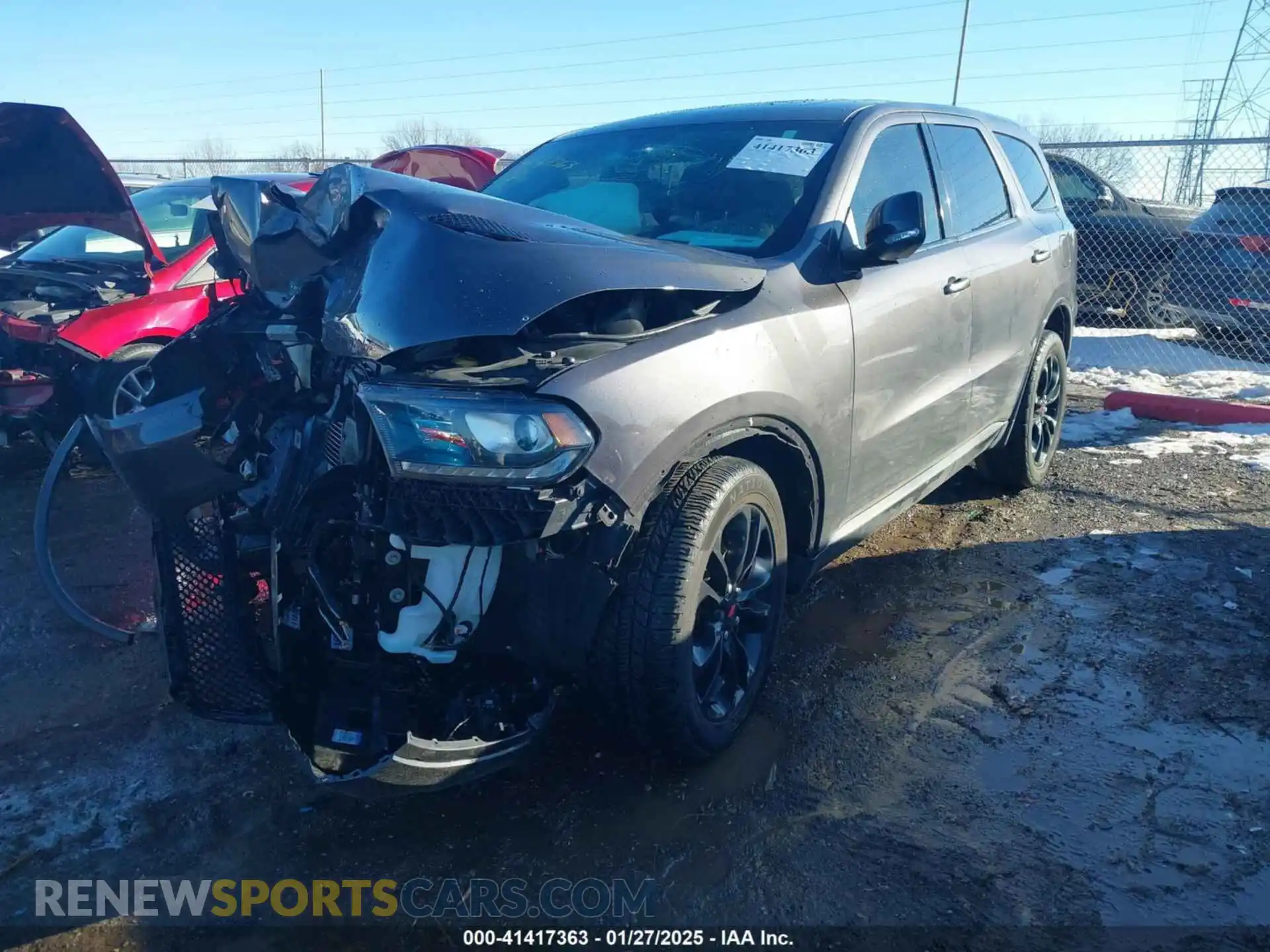 2 Photograph of a damaged car 1C4SDJCT9LC131696 DODGE DURANGO 2020