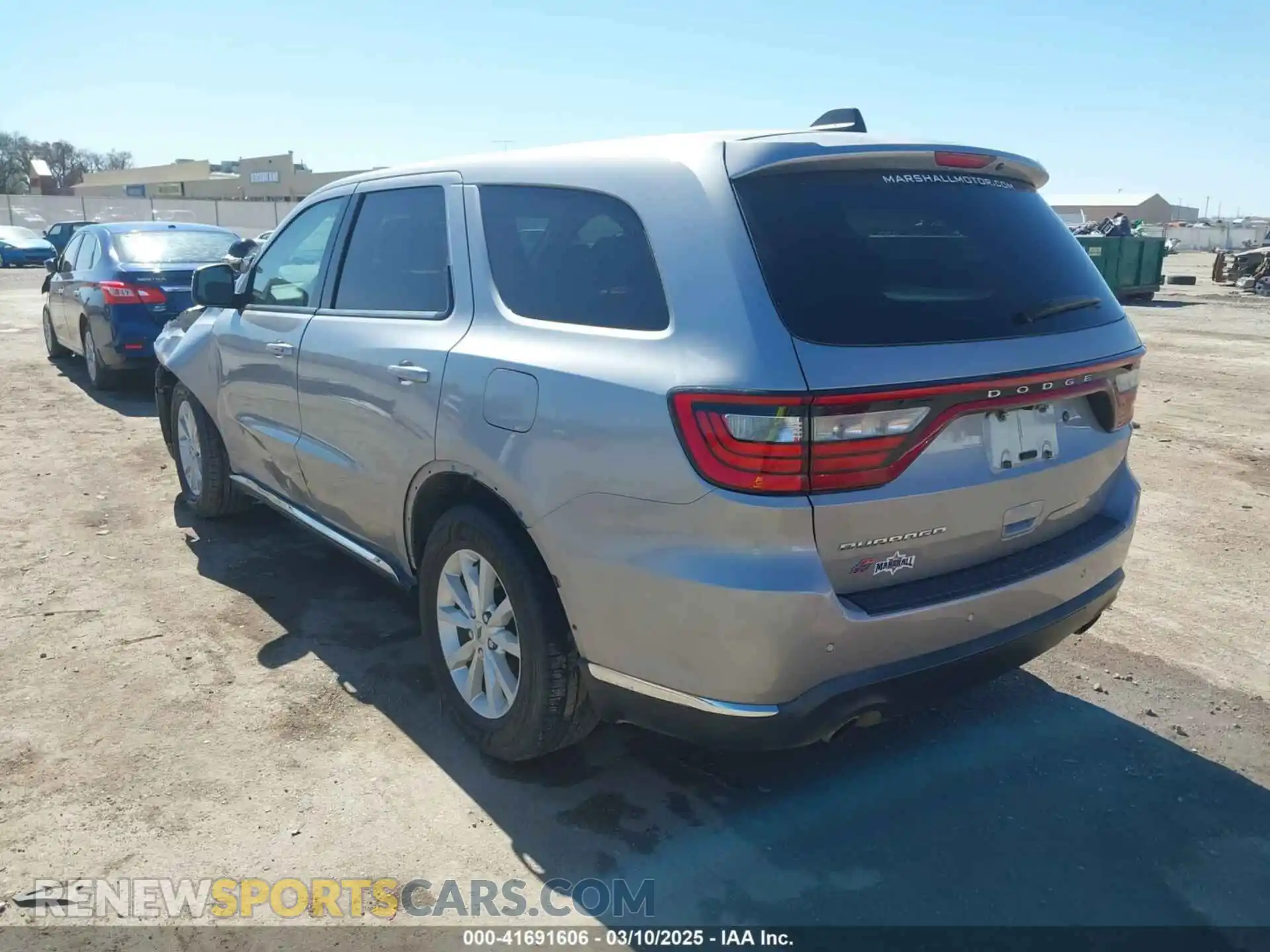 3 fotografías del automóvil dañado 1C4SDJFTXLC381850 DODGE DURANGO 2020