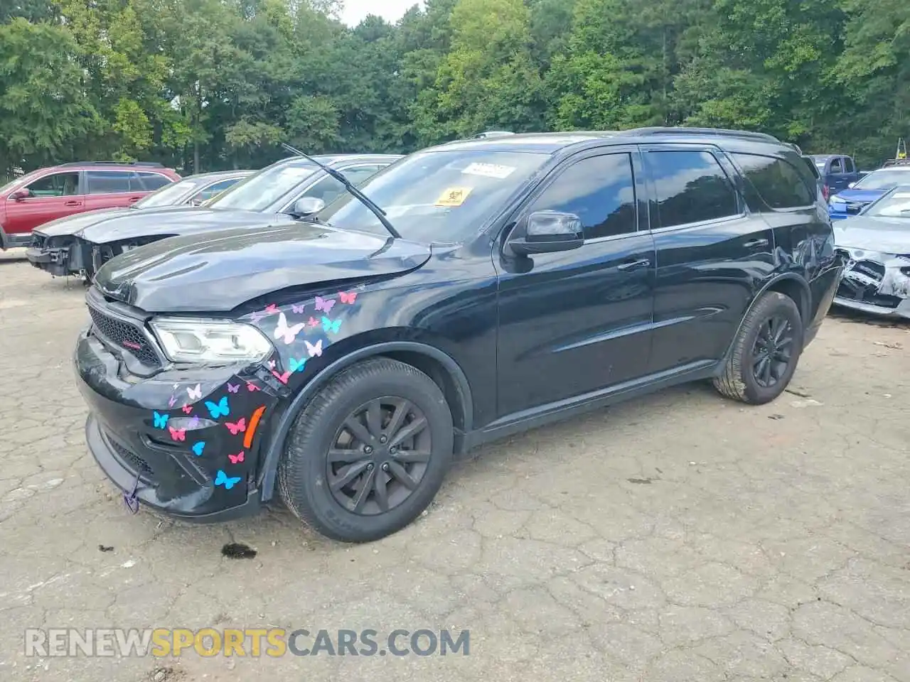 1 fotografías del automóvil dañado 1C4RDHAG3MC553932 DODGE DURANGO 2021