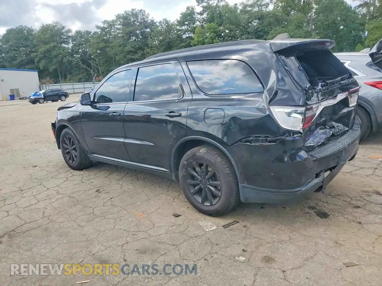 2 fotografías del automóvil dañado 1C4RDHAG3MC553932 DODGE DURANGO 2021
