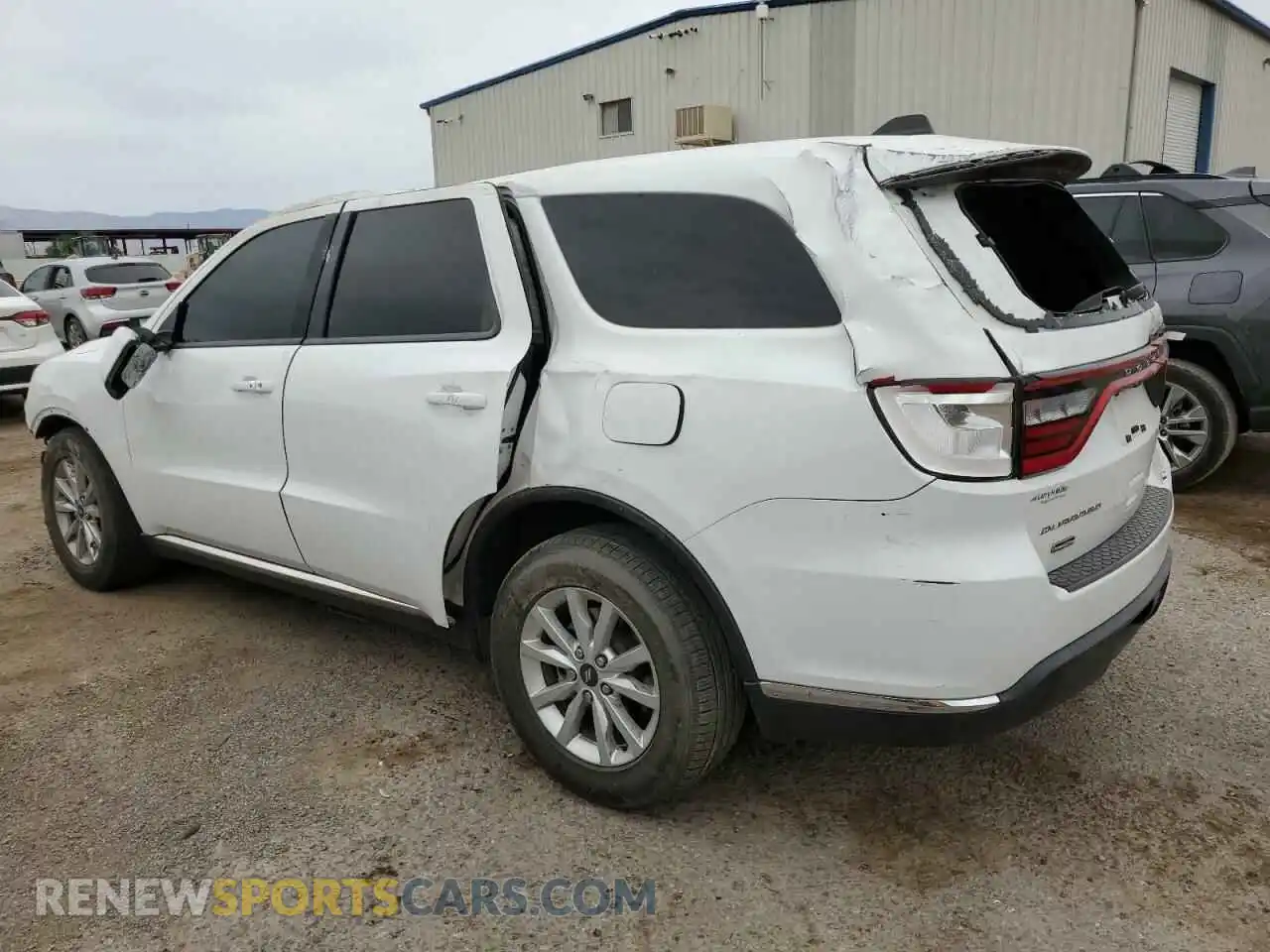 2 Photograph of a damaged car 1C4RDHAG5MC555228 DODGE DURANGO 2021