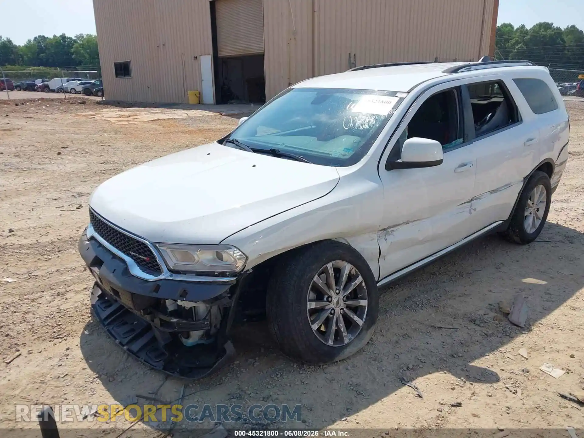 2 fotografías del automóvil dañado 1C4RDHAG6MC540799 DODGE DURANGO 2021