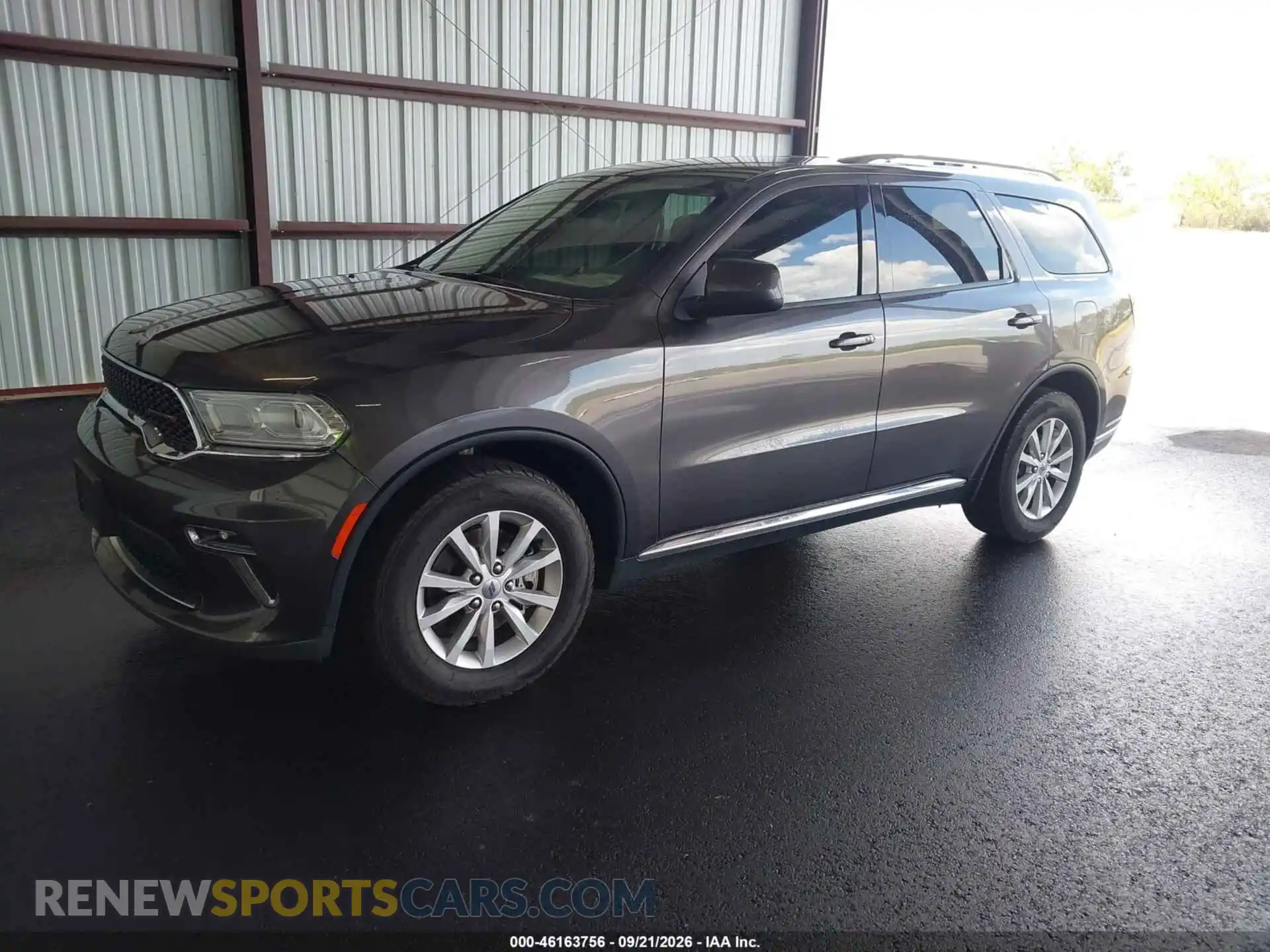 2 Photograph of a damaged car 1C4RDHAG6MC692842 DODGE DURANGO 2021