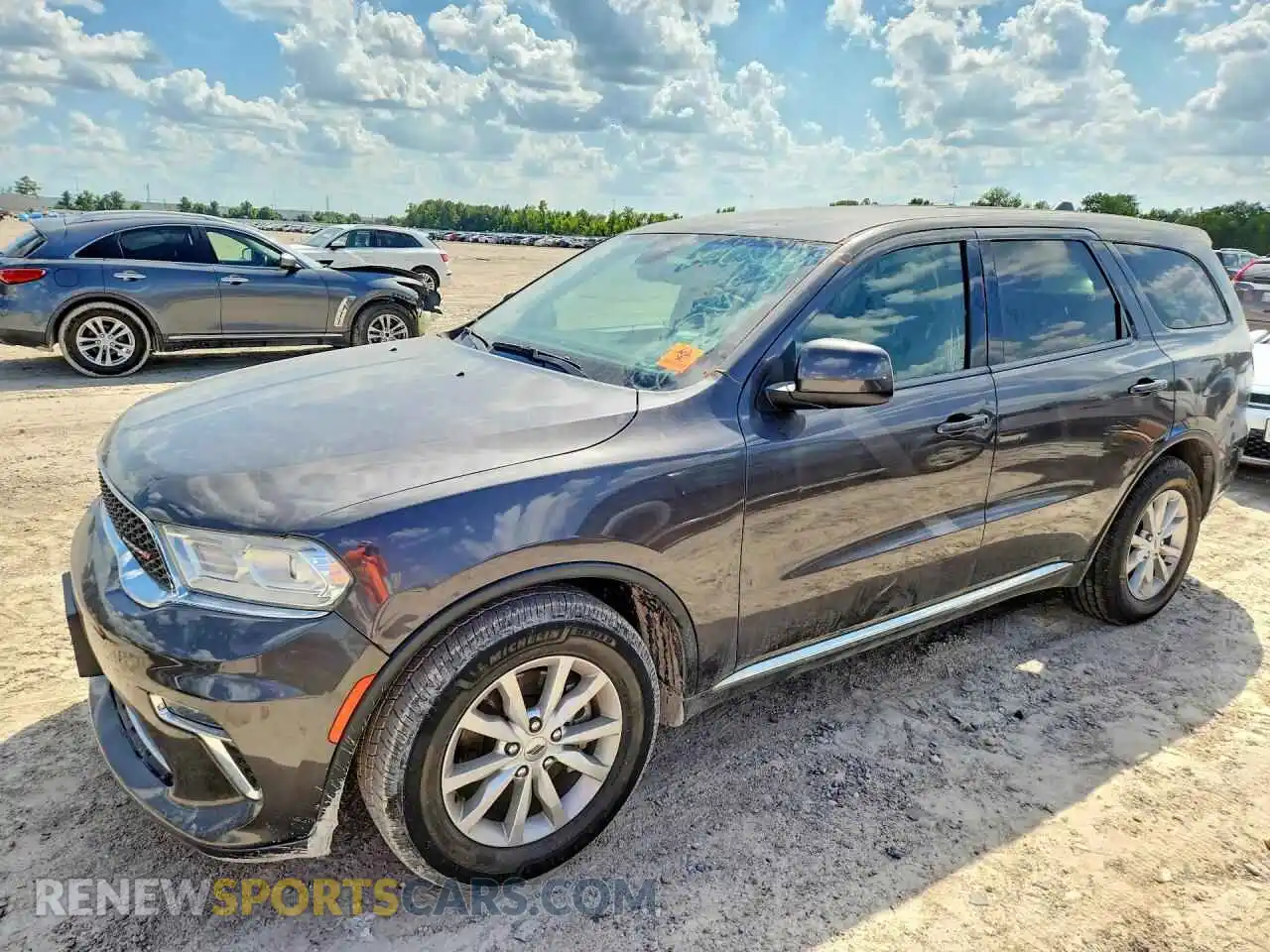 1 Photograph of a damaged car 1C4RDHAG6MC721353 DODGE DURANGO 2021