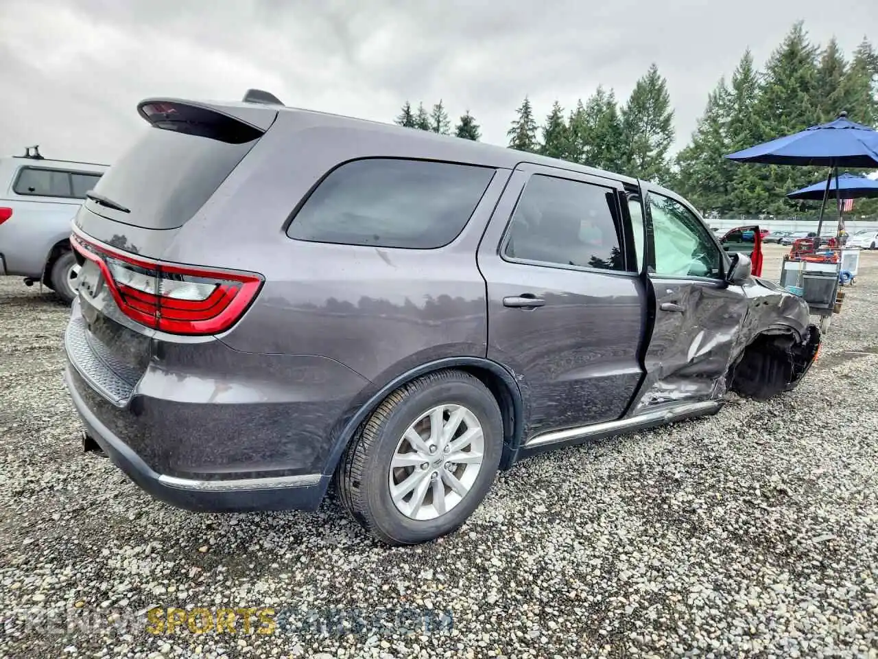 3 Photograph of a damaged car 1C4RDHAG6MC761836 DODGE DURANGO 2021