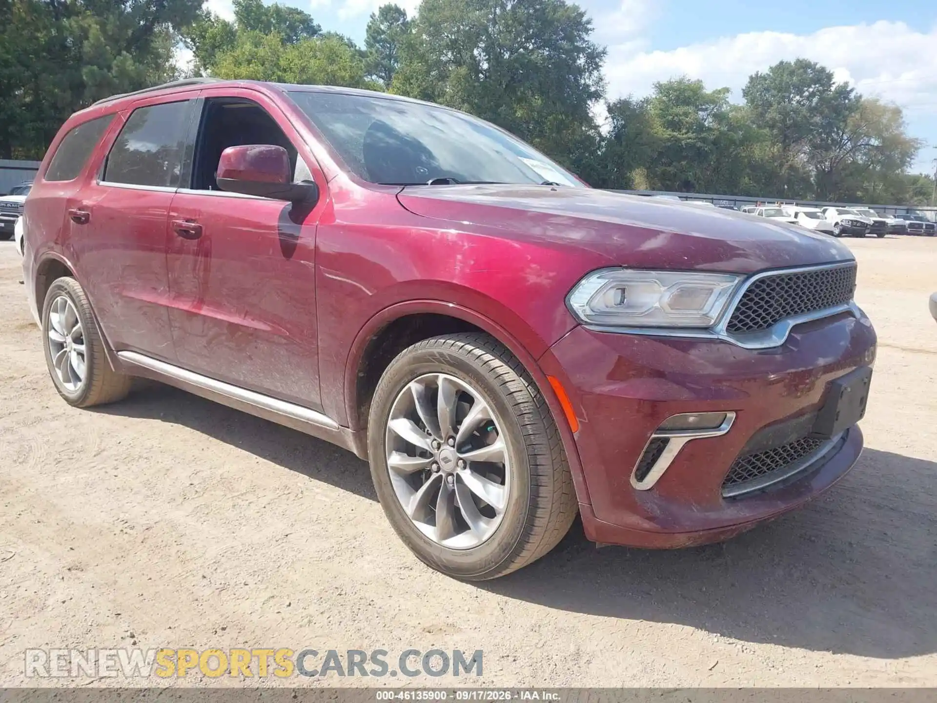 1 Photograph of a damaged car 1C4RDHAG9MC554728 DODGE DURANGO 2021