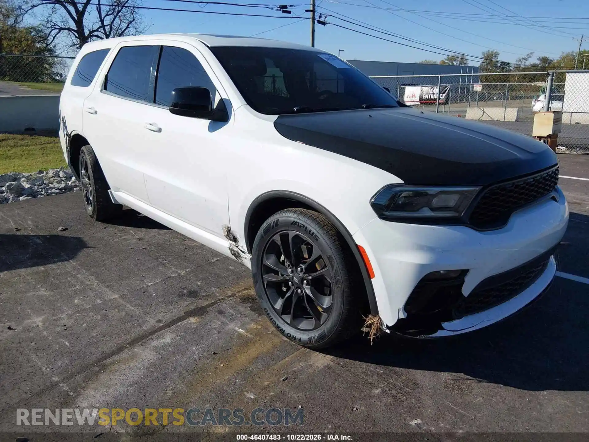 1 fotografías del automóvil dañado 1C4RDHDG2MC693045 DODGE DURANGO 2021