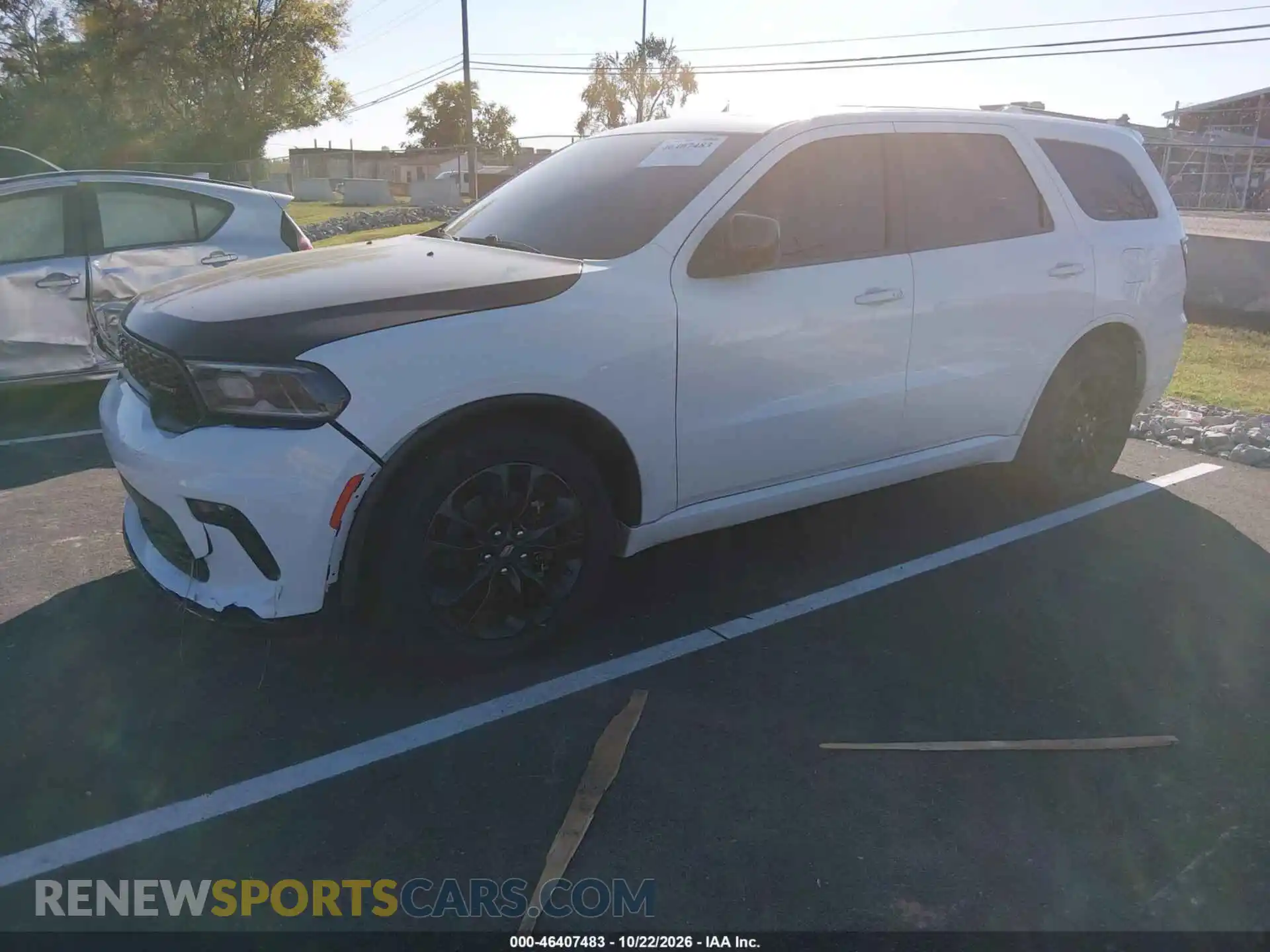 2 fotografías del automóvil dañado 1C4RDHDG2MC693045 DODGE DURANGO 2021