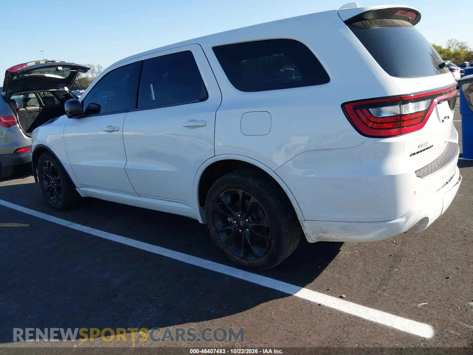 3 fotografías del automóvil dañado 1C4RDHDG2MC693045 DODGE DURANGO 2021
