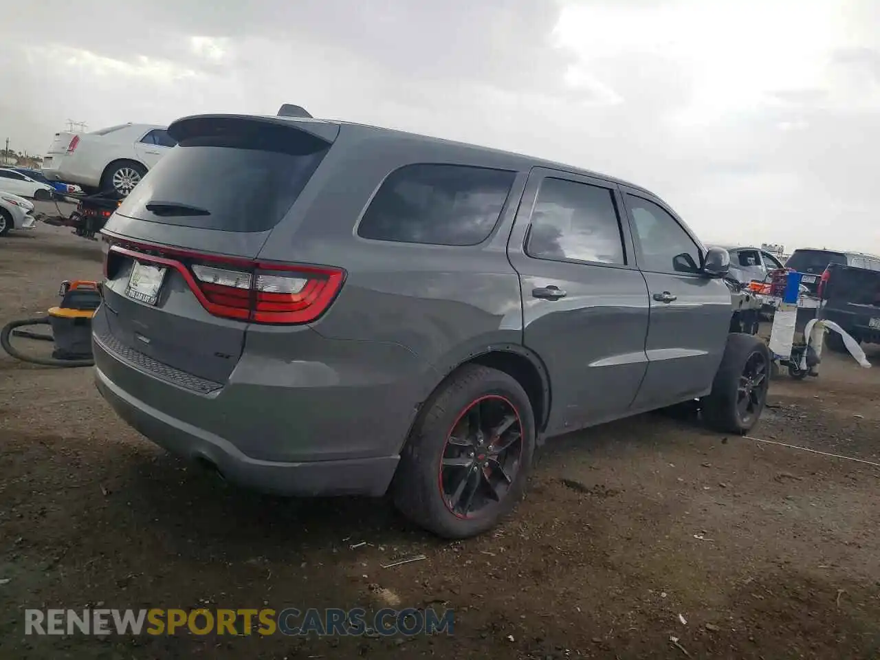 3 fotografías del automóvil dañado 1C4RDHDG2MC863923 DODGE DURANGO 2021