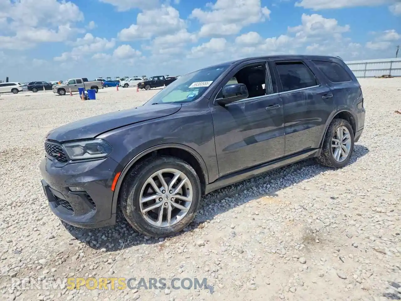1 Photograph of a damaged car 1C4RDHDG5MC631686 DODGE DURANGO 2021