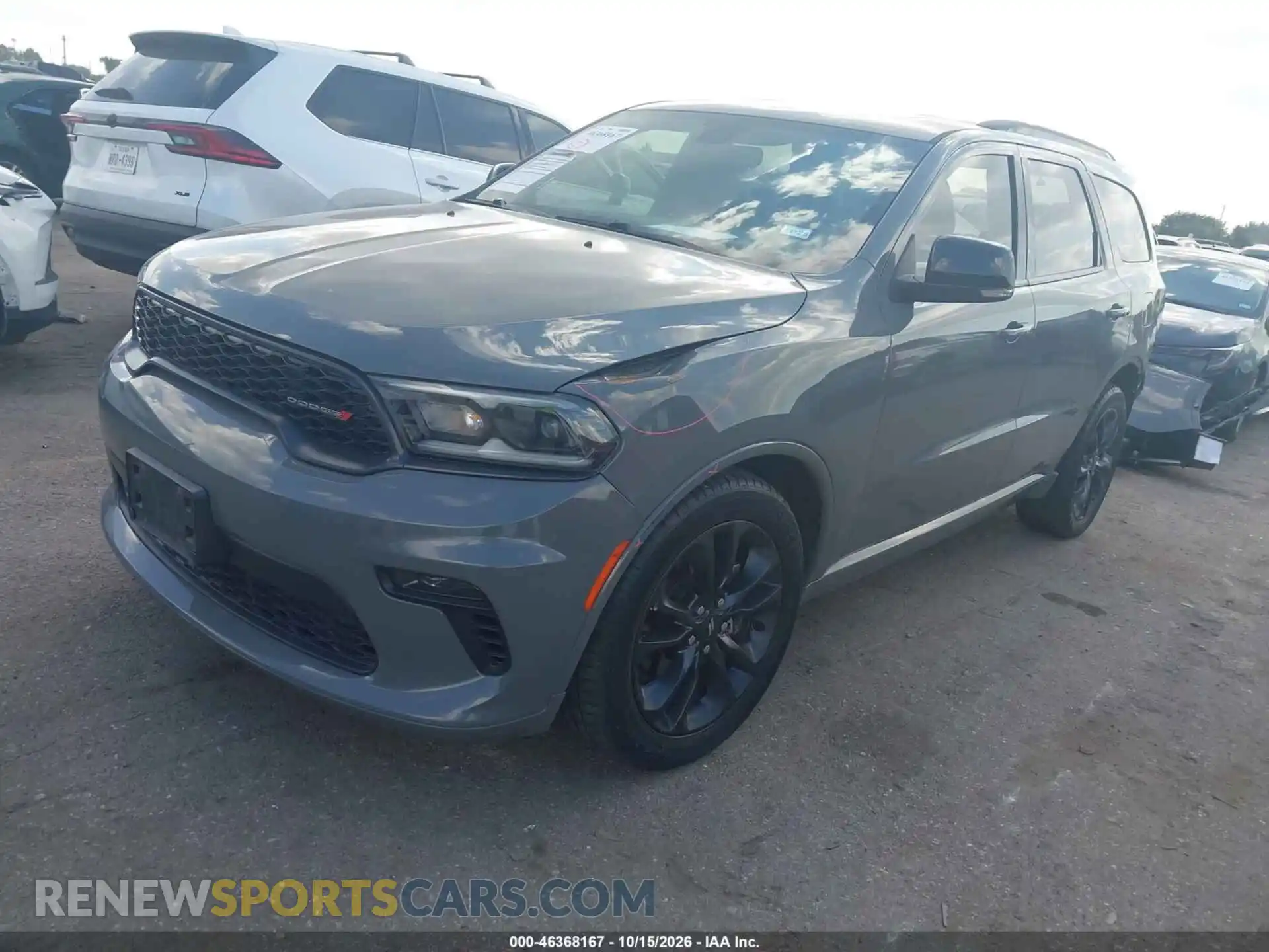2 fotografías del automóvil dañado 1C4RDHDG6MC878327 DODGE DURANGO 2021