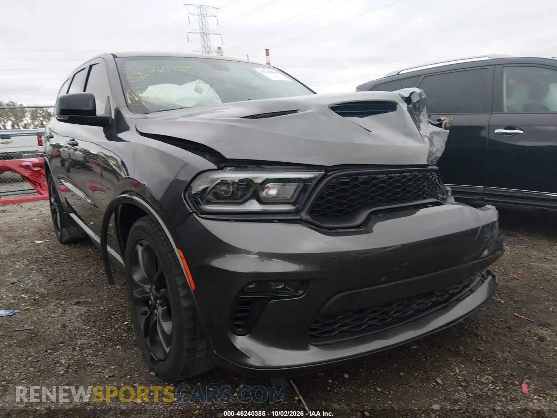 1 Photograph of a damaged car 1C4RDHDG7MC572222 DODGE DURANGO 2021