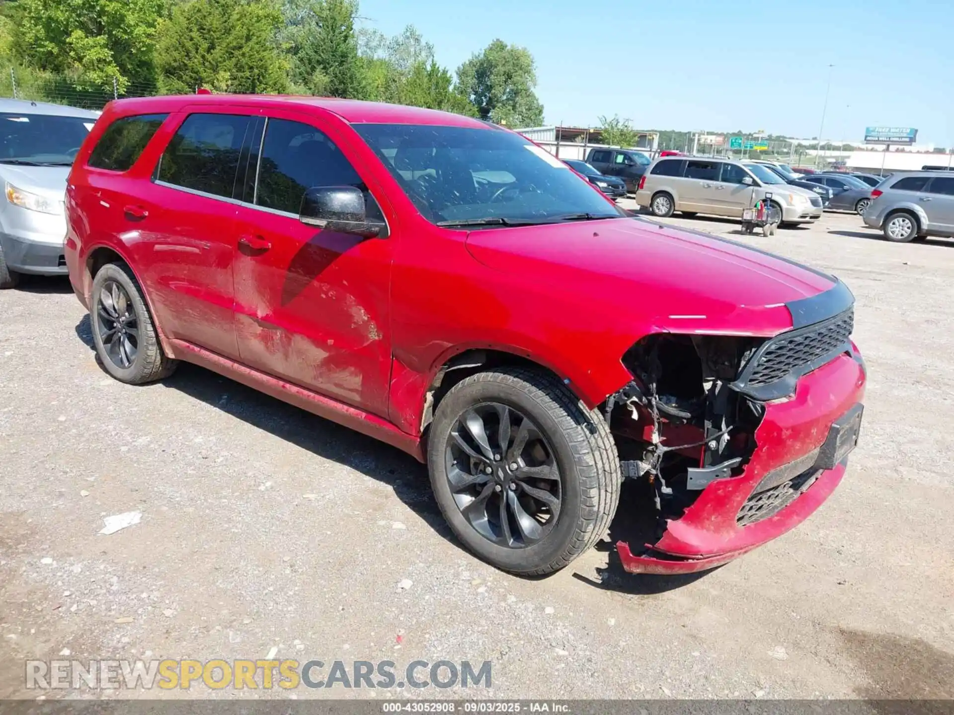 1 Photograph of a damaged car 1C4RDHDG7MC847264 DODGE DURANGO 2021