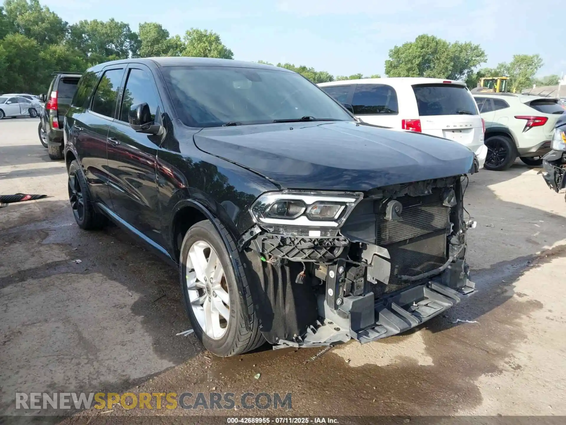 1 Photograph of a damaged car 1C4RDHDG8MC608256 DODGE DURANGO 2021