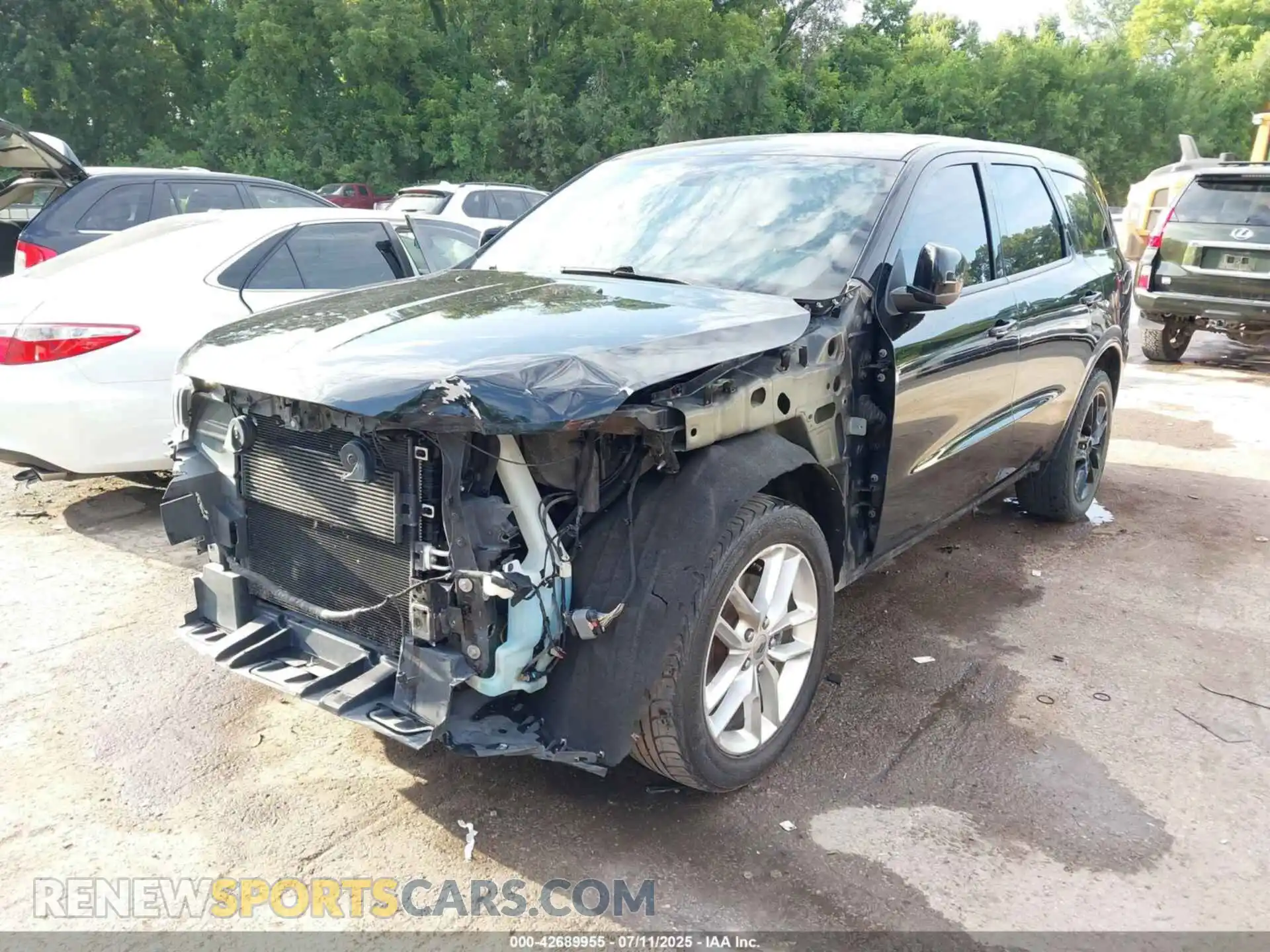 2 Photograph of a damaged car 1C4RDHDG8MC608256 DODGE DURANGO 2021