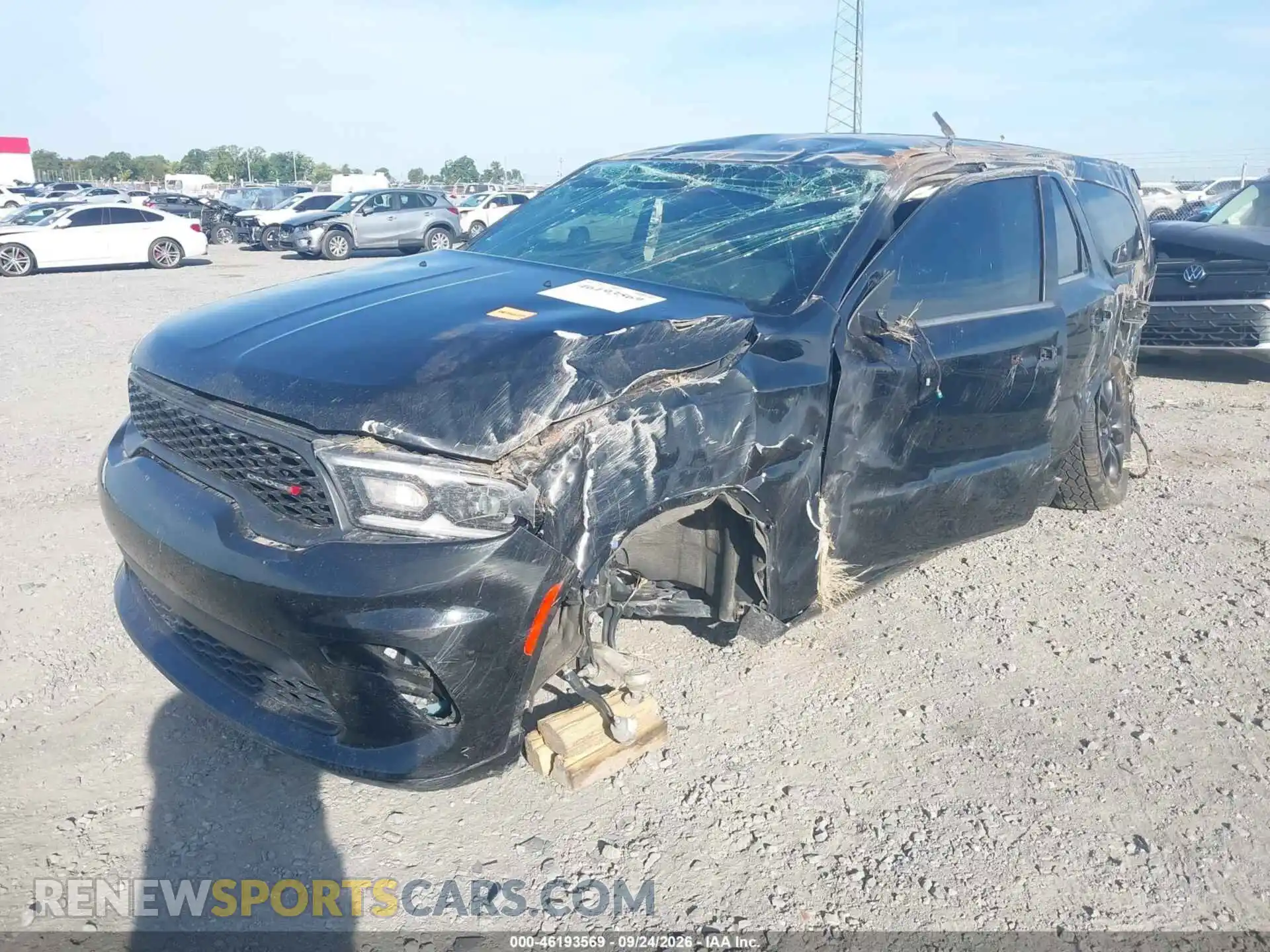 2 fotografías del automóvil dañado 1C4RDHDG9MC749787 DODGE DURANGO 2021