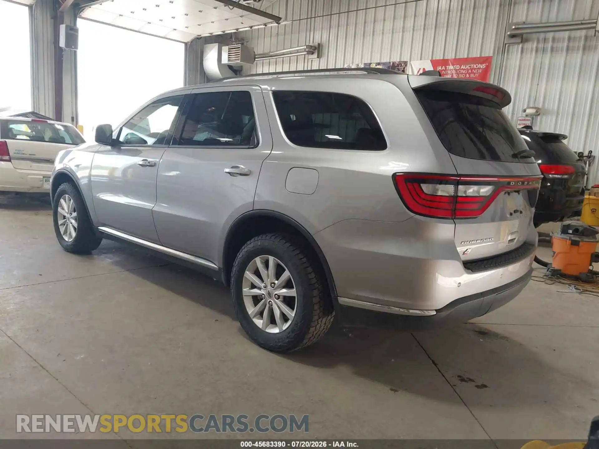 3 fotografías del automóvil dañado 1C4RDJAG0MC544631 DODGE DURANGO 2021