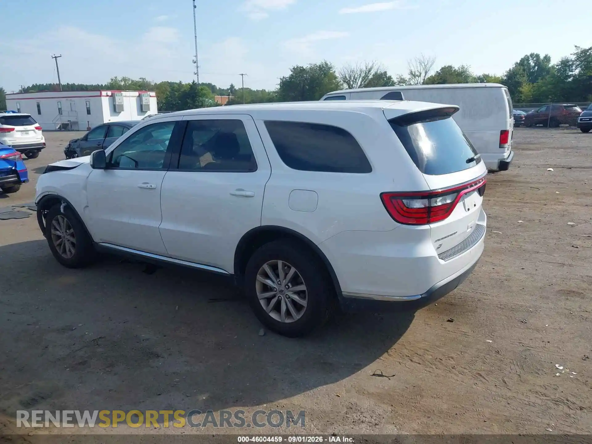 3 Photograph of a damaged car 1C4RDJAG0MC598740 DODGE DURANGO 2021