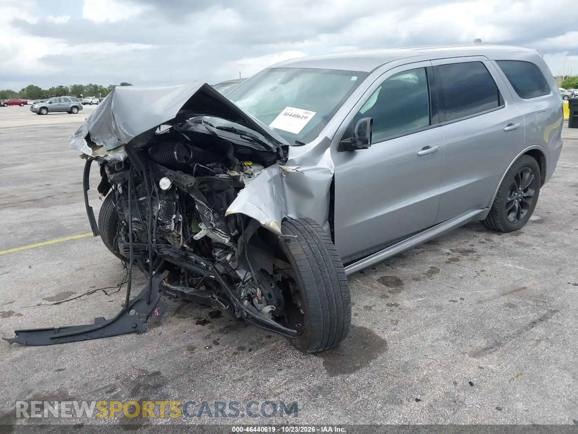 2 Photograph of a damaged car 1C4RDJAG0MC805207 DODGE DURANGO 2021