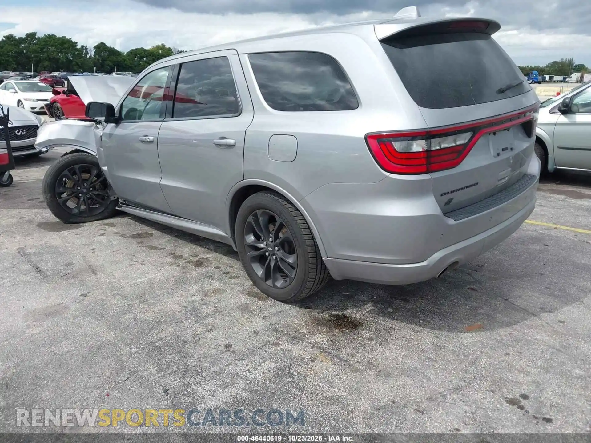 3 Photograph of a damaged car 1C4RDJAG0MC805207 DODGE DURANGO 2021