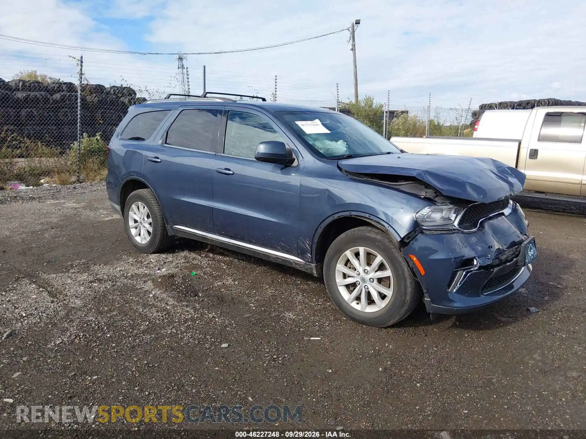 1 fotografías del automóvil dañado 1C4RDJAG1MC557582 DODGE DURANGO 2021